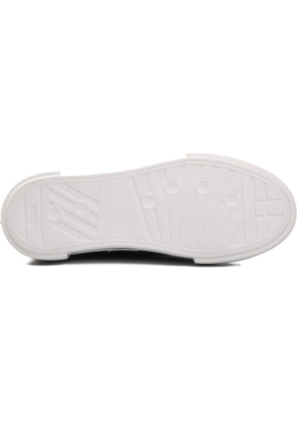 Siyah Floter Beyaz Erkek Sneaker Ayakkabı