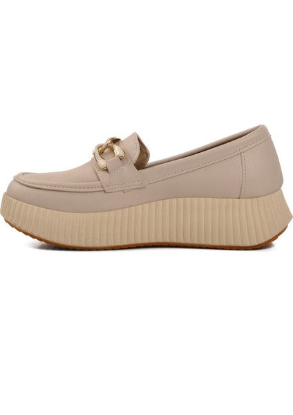 Bej Ten Cilt Kadın Düz Rahat Günlük Ayakkabı fiyatları