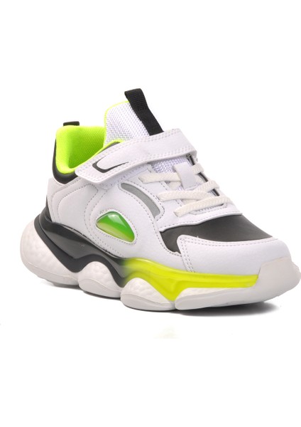 Beyaz Fosfor Sarı Çocuk Spor Ayakkabı modelleri