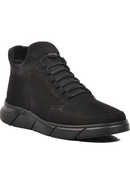 Siyah Nubuk Sneaker Erkek Bot modelleri