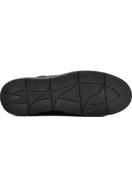Siyah Nubuk Sneaker Erkek Bot