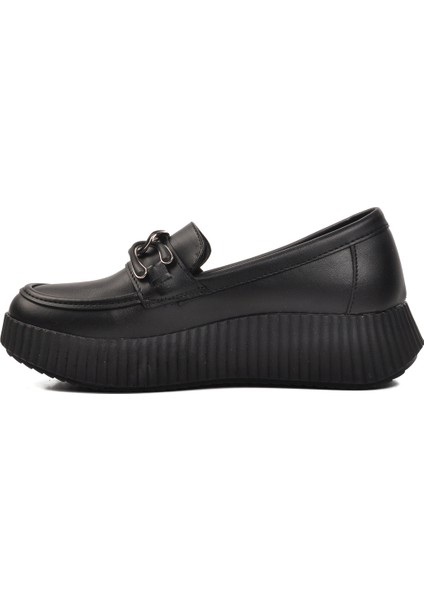 Siyah Cilt Kadın Düz Rahat Günlük Ayakkabı fiyatları