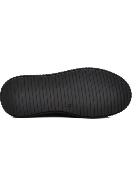Siyah Cilt Kadın Düz Rahat Günlük Ayakkabı indirimleri
