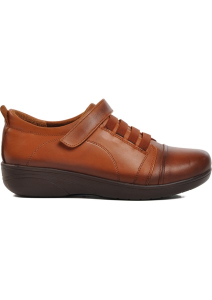 Taba Kadın Düz Rahat Günlük Ayakkabı
