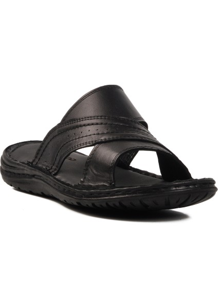 Siyah Hafif Erkek Terlik modelleri