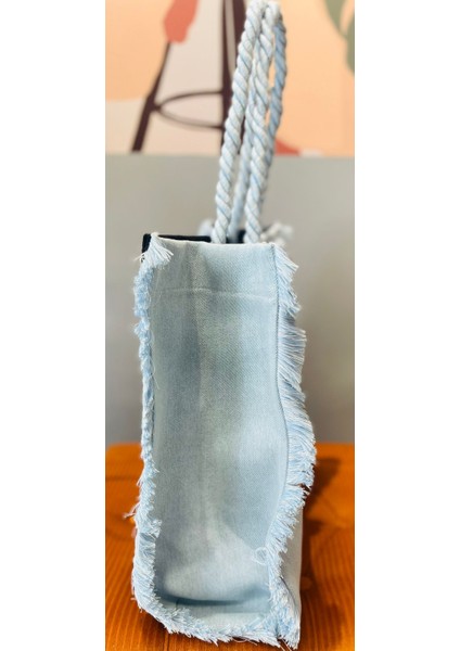 Halat Askılı Kot Omuz Çantası fırsatları