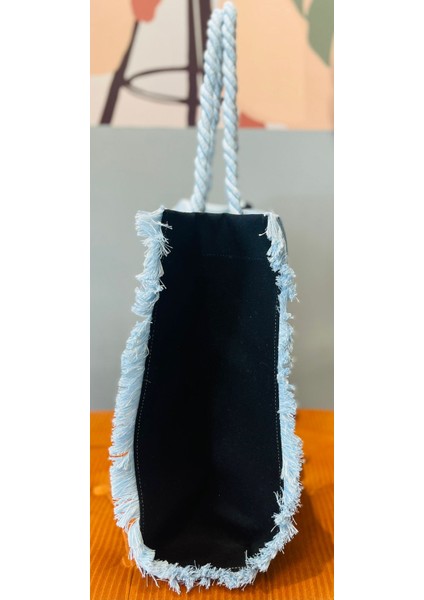 Halat Askılı Kot Omuz Çantası indirimleri