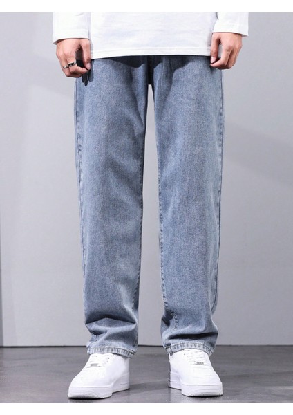 Erkek Casual Baggy Denim Jean Kot Pantolon fiyatları
