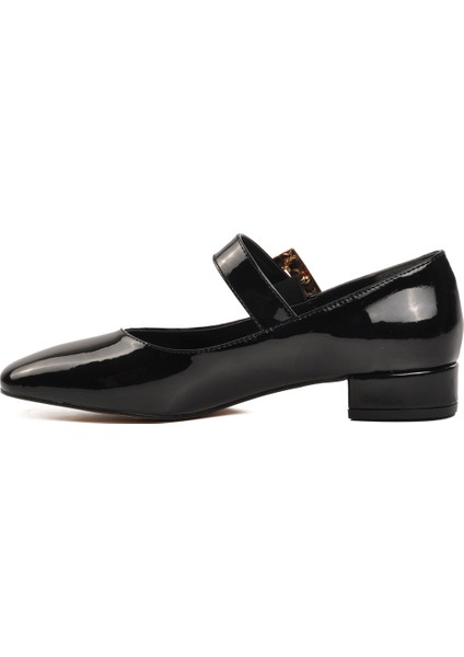 Siyah Rugan Kadın Topuklu Ayakkabı fiyatları