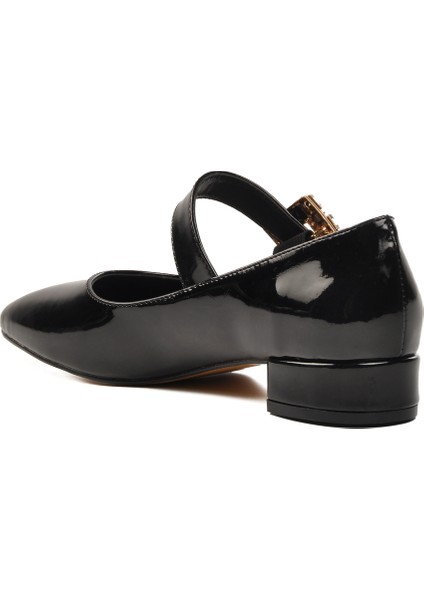 Siyah Rugan Kadın Topuklu Ayakkabı fırsatları