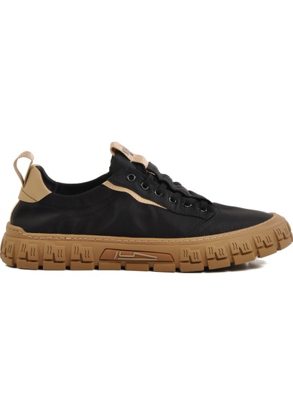 siyah hafif tekstil erkek sneaker