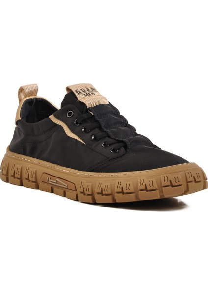 siyah hafif tekstil erkek sneaker