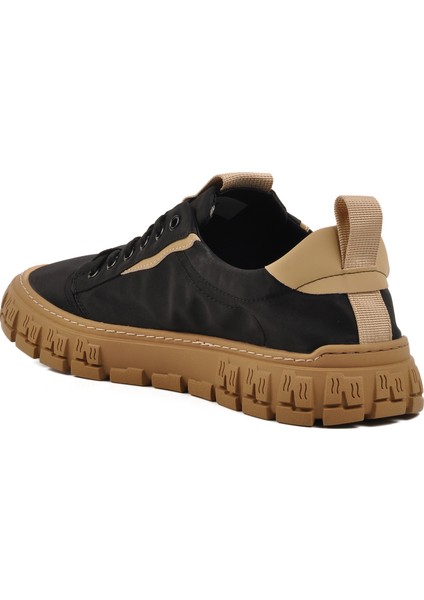 siyah hafif tekstil erkek sneaker