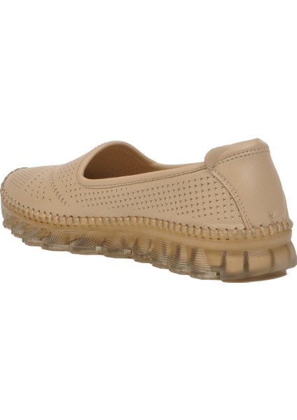 Bej Deri Kadın Casual Ayakkabı fırsatları