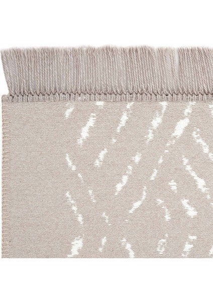 Lovely Bej Kilim Makinede Yıkanabilir Çift Taraflı Akrilik Ince Banyo Balkon Mutfak Kilimi