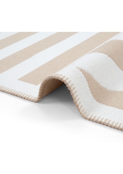 Lovely Kahverengi Kilim Çift Taraflı Makinede Yıkanabilir Yazlık Kilim Modern Mutfak Balkon Kilimi