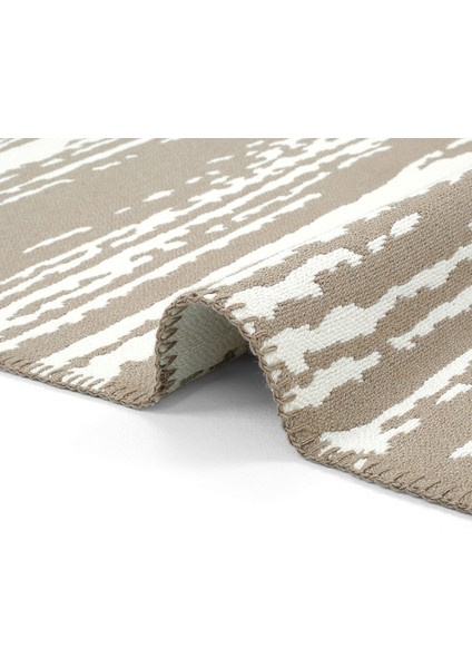 Lovely Kahverengi Kilim Çift Taraflı Makinede Yıkanabilir Yazlık Modern Banyo Mutfak Balkon Kilimi