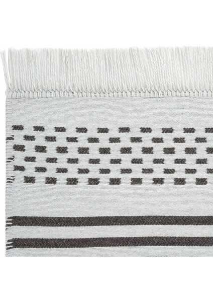 Lovely Gri Kilim Makinede Yıkanabilir Çift Taraflı Akrilik Ince Banyo Balkon Mutfak Kilimi