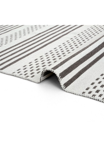 Lovely Gri Kilim Makinede Yıkanabilir Çift Taraflı Akrilik Ince Banyo Balkon Mutfak Kilimi