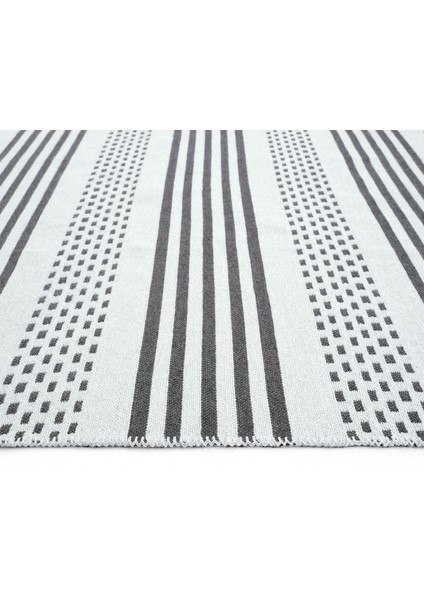 Lovely Gri Kilim Makinede Yıkanabilir Çift Taraflı Akrilik Ince Banyo Balkon Mutfak Kilimi
