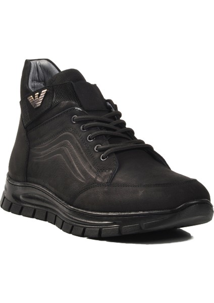 Siyah Nubuk Hakiki Deri Erkek Bot modelleri