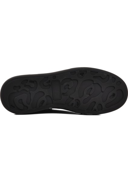 Siyah Deri Erkek Sneaker indirimleri