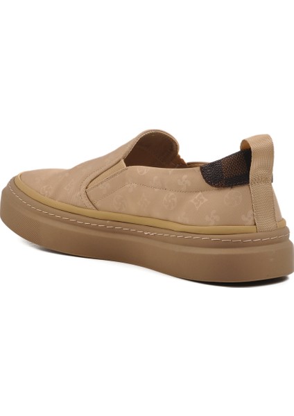 Bej Hafif Slip-On Erkek Casual Ayakkabı