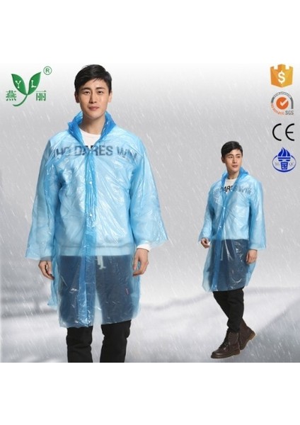 Ince şeffaf yağmurluk