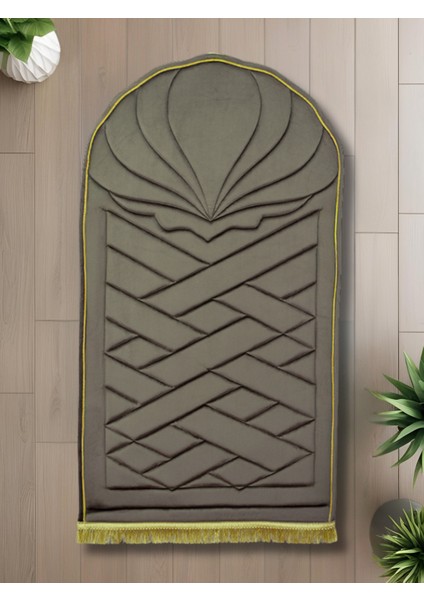 Ipek Kadife Kapitone Seccade - Hafızalı Sünger - Hac Umre Çeyiz