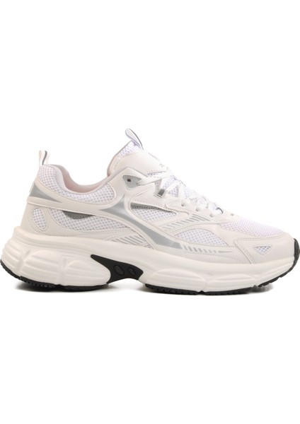 Beyaz Fileli Erkek Spor Ayakkabı