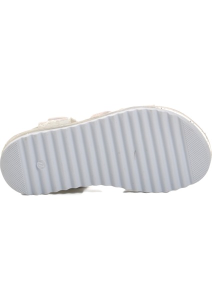 Beyaz Simli Çocuk Düz Sandalet indirimleri