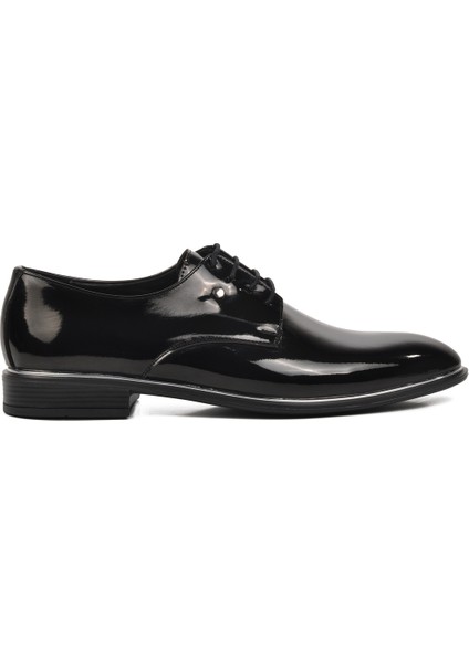 Siyah Rugan Erkek Klasik Ayakkabı