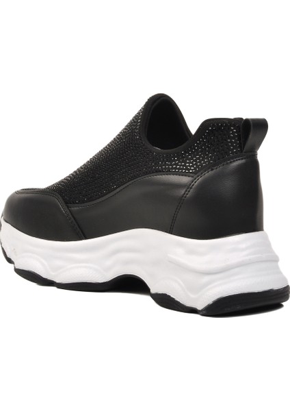 Siyah Taşlı Kadın Sneaker fırsatları