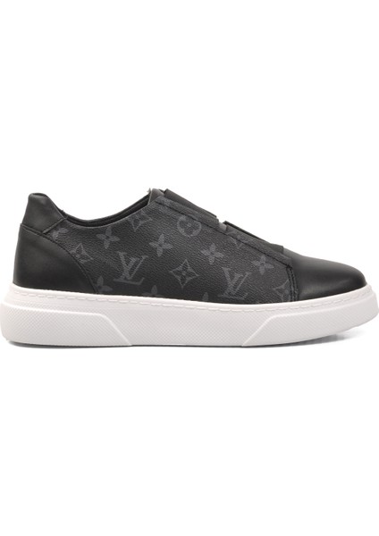 Siyah Beyaz Erkek Sneaker Ayakkabı