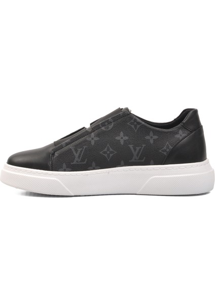Siyah Beyaz Erkek Sneaker Ayakkabı
