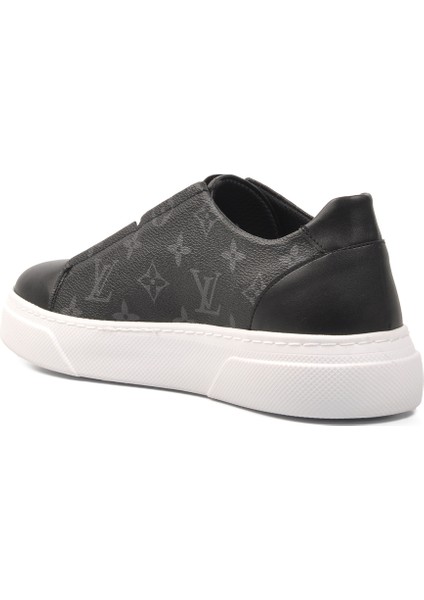 Siyah Beyaz Erkek Sneaker Ayakkabı