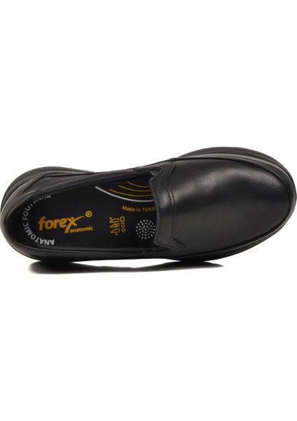Siyah Deri Anatomik Kadın Casual Ayakkabı fırsatları
