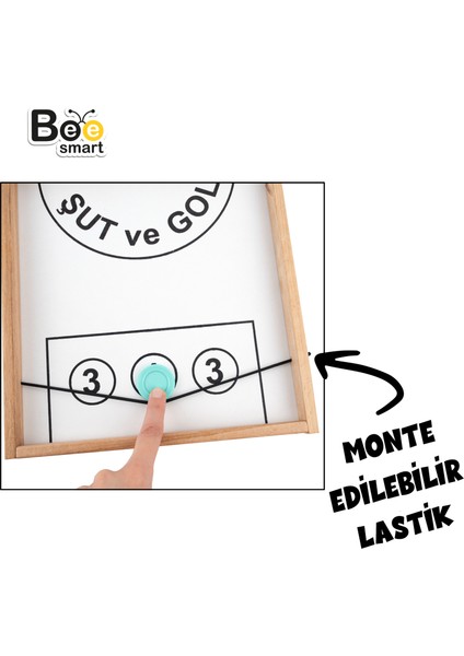 Şut ve Gol Eğlenceli Kutu Oyunu 4 Yaş ve Üzeri için Hız ve Refleks Geliştirir modelleri
