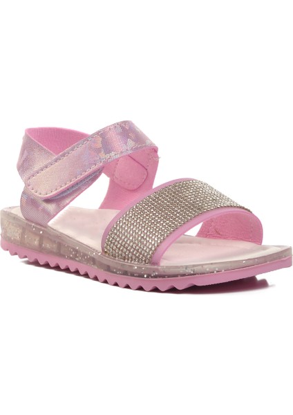 Pudra Simli Ortopedik Kız Çocuk Sandalet modelleri