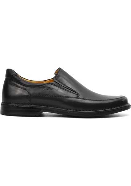 Dr.Flexer Siyah Deri Ortopedik Erkek Casual Ayakkabı