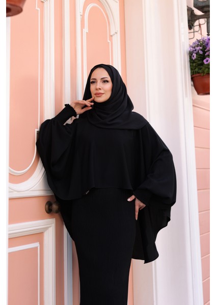 Elegant Dubai İpeği Pelerin Takım modelleri