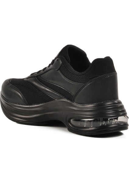 Siyah Fileli Hafif Air Taban Kadın Spor Ayakkabı fırsatları