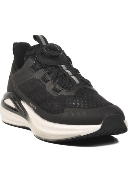 Siyah Misina Bağcıklı Hafif Erkek Spor Ayakkabı modelleri