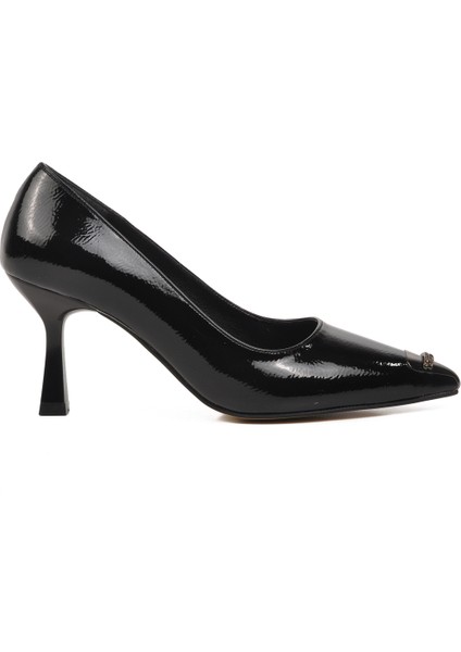 Siyah Kadın Topuklu Stiletto Ayakkabı