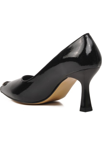 Siyah Kadın Topuklu Stiletto Ayakkabı fırsatları