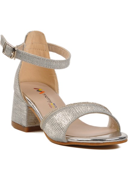 Gümüş Kız Çocuk Sandalet modelleri