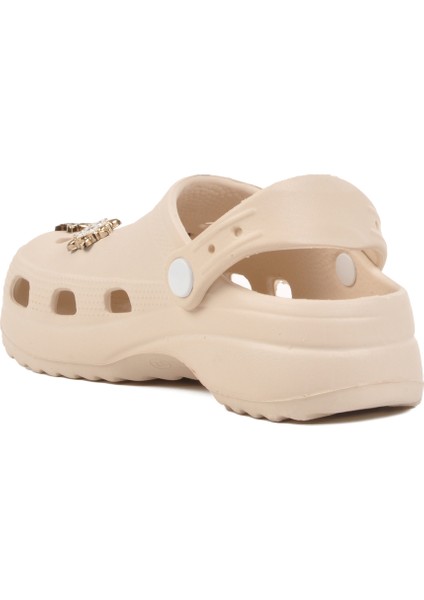 Ekru Hafif Kız Çocuk Sabo Terlik fırsatları