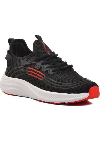 Siyah Beyaz Kırmızı Unisex Spor Ayakkabı modelleri