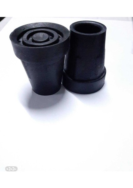 Çeçen Baston Yürüteç Değnek Treking Ucu 2cm Taban Çapı 4cm Yükseklik 5 cm (2 Adet)