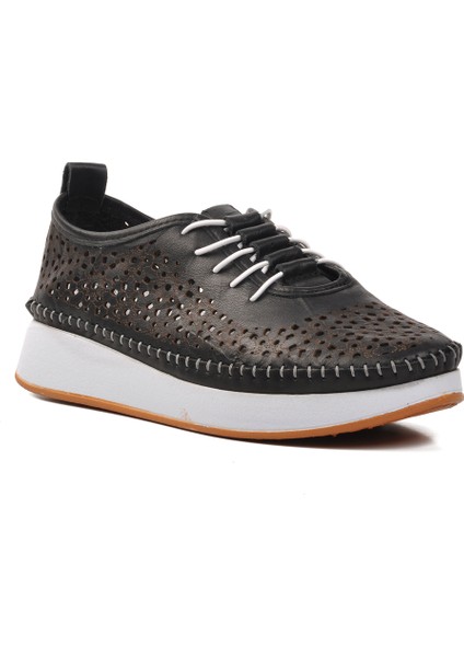 Siyah Kadın Düz Rahat Günlük Ayakkabı modelleri